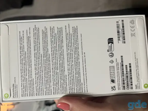 Продаю Apple 14 Pro 256 ГБ цвета космический черный, фотография 2
