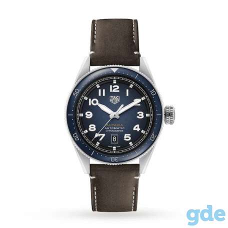 TAG HEUER Autavia Calibre 5 COSC 42mm Mens Watch WBE5116.FC8266, фотография 1