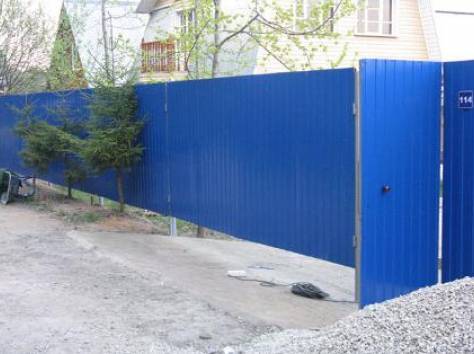 заборы и ворота из профнастила. Установим недорого., фотография 1