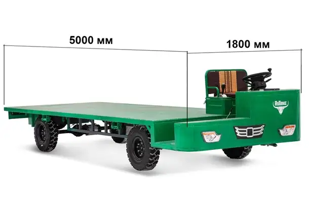 Платформенная тележка электрическая rutrike база, фотография 7