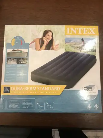 Сумка термос синяя,  Intex Матрас надувной, фотография 1