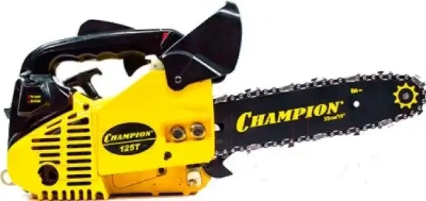 Бензопила цепная champion 125t-10, фотография 1