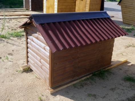 Будка для собаки из блок-хауса, фотография 4