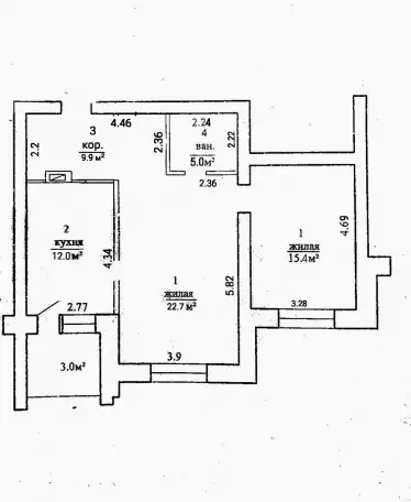 Продажа 2-комнатной квартиры в г. Могилев, ул . Турова, 16., фотография 12