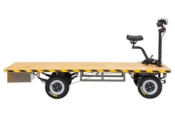 Платформенная тележка электрическая rutrike склад 2500 new, фотография 4