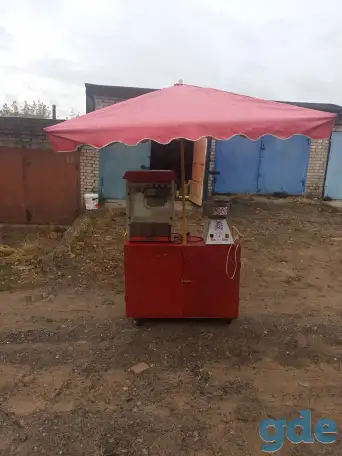 Тележка сладкой ваты и попкорна, фотография 5