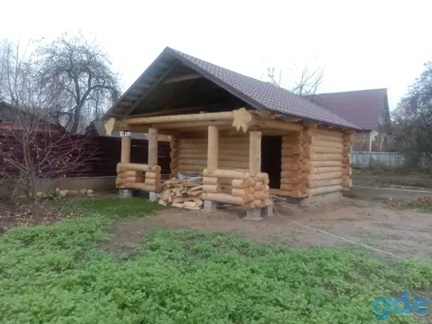 Лесо- пиломатериалы, срубы, садовая мебель, дрова, горбыль, обрезки., фотография 1