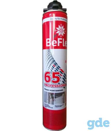 Монтажная пена BeFlex 65Professional, фотография 2