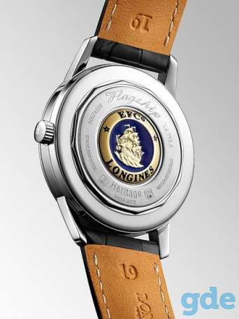 Longines Mens Flagship Heritage Automatic Watch L4.795.3.58.7, фотография 4