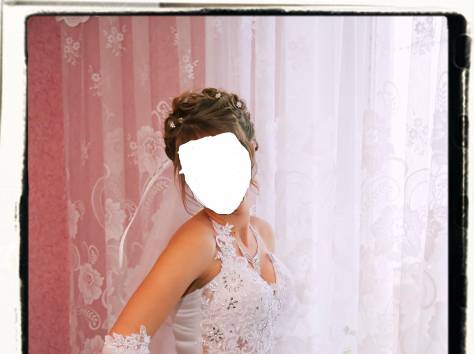 шикарное свадебное платье, фотография 3