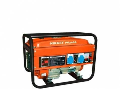 ГЕНЕРАТОР NIKKEY PG 3000  12/220V Ручной стартер, фотография 1
