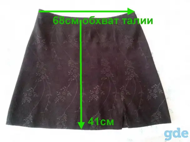 Юбки трикотажные, р.42-44, б.у-3шт, фотография 7