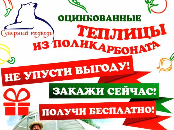 Теплицы стальные оцинкованные, фотография 1