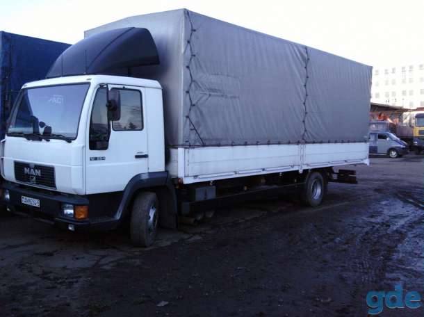 Грузоперевозки MAN5-7 т.45 куб.м.ТЕНТ, фотография 1