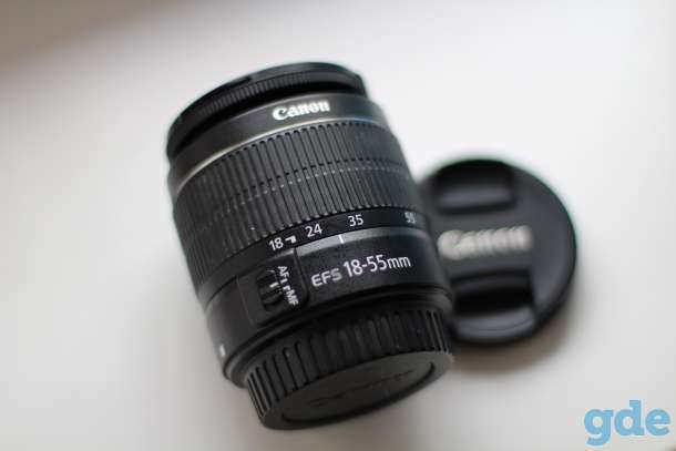 Объектив Canon zoom lens ef-s 18-55mm, фотография 2