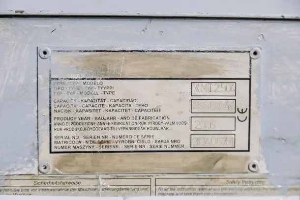 Ножницы гильотинные Knuth КМТ 2504, фотография 7