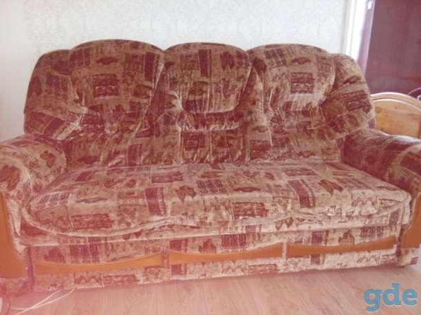 Продам диван кровать и два кресла, фотография 1