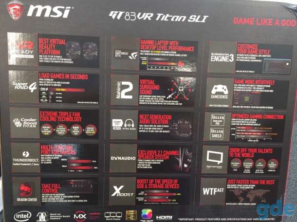 MSI GT83VR 6RE Titan SLI GT83VR6RE-055US Ноутбук, фотография 3