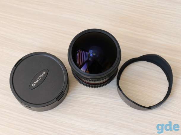 Объектив Samyang 8mm T3.8 AS IF UMC Fish-eye CS II VDSLR Canon EF, фотография 6