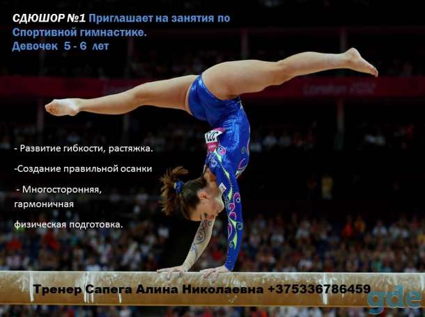 Приглашаем на занятия по спортивной гимнастике, фотография 1