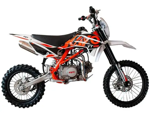 Питбайк kayo basic k125ea 17/14 krz (п/автомат, эл. стартер 2024 г.), фотография 1