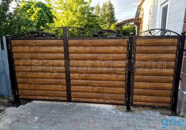 Ворота распашные, фотография 6