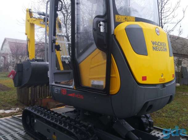Услуги нового мини-экскаватора WACKER NEUSON, фотография 4