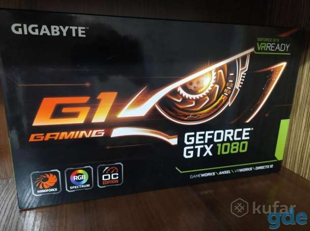 Видеокарта GTX 1080 Гигабайт, фотография 5