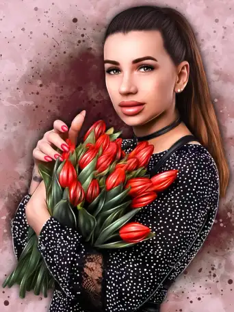 Цифровой портрет по фото, фотография 5