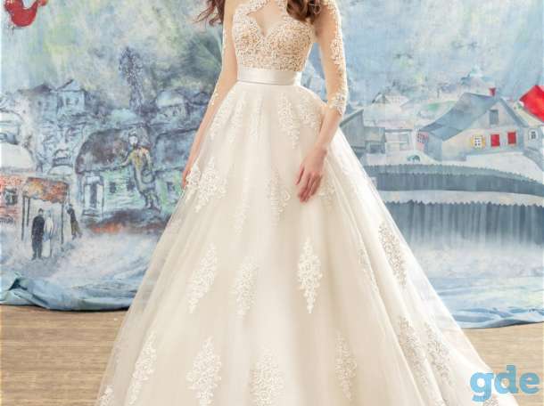 Продам свое счастливое платье от свадебного салона Papilio . Модель Ара. Платье одето было 1 раз, после химчистки в идеа, фотография 1