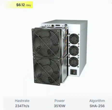 Bitmain Antminer S21 Pro 234Th SHA256 BTC Asic Miner 500USDT, фотография 1