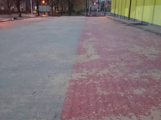 Укладка тротуарной плитки и установка бордюр, фотография 1