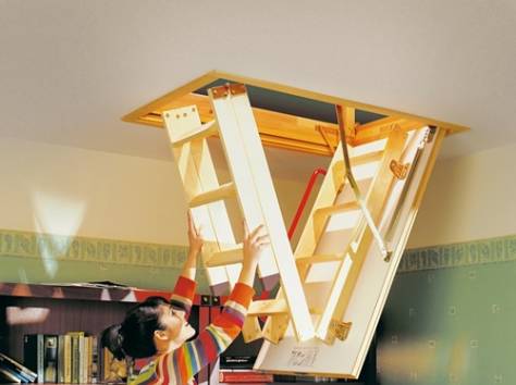 Чердачные лестницы fakro LWS 60Х120  2,8м., фотография 1