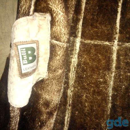 Дублёнка женская Bulli Leather коричневый цвет. Р-р 42-44 S. Материал: натуральная кожа и мех., фотография 3