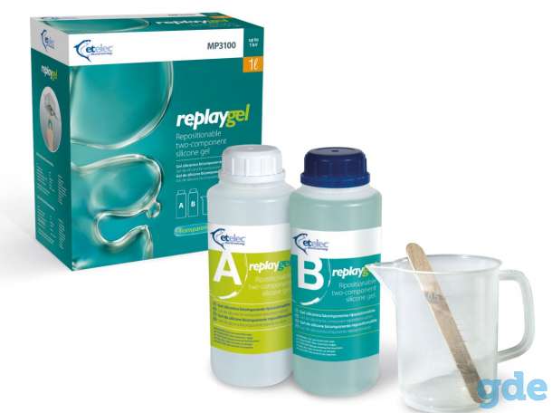 Гель двухкомпонентный  2*500мл Replay gel многоразовый MP3100, фотография 1