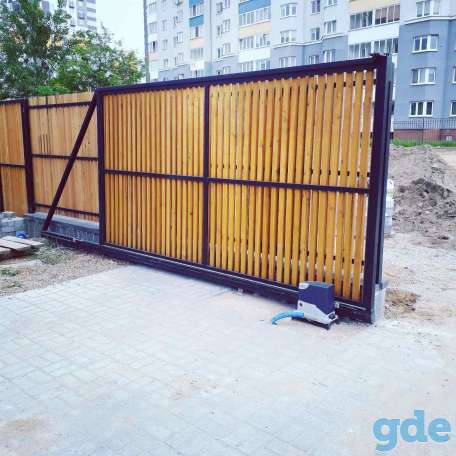 Установка заборов, ворот, откатных ворот , калиток, фотография 1