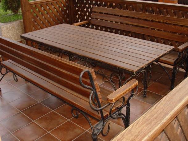 Лавочки кованые и сварные, фотография 3
