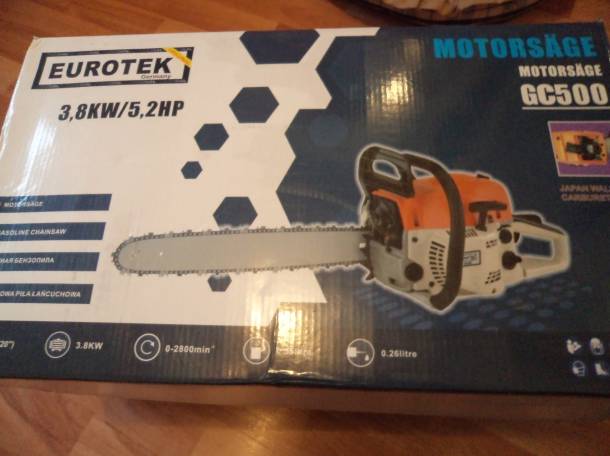 Бензопила Eurotek 3,8/5,2HP, фотография 3