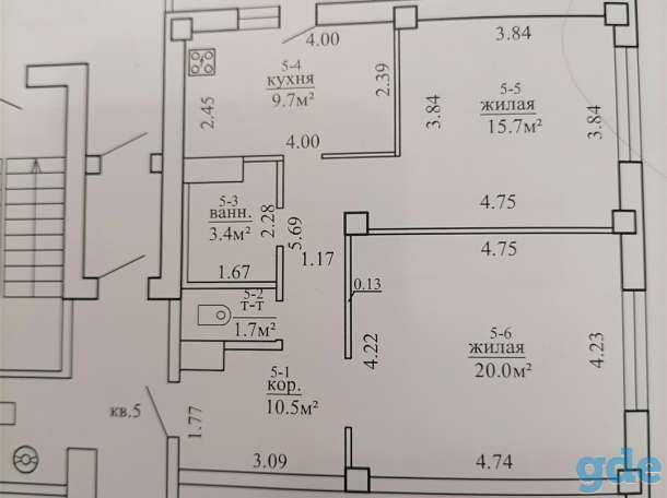 Продам 2х комнатную квартиру, Кремко 2, фотография 10
