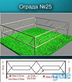 Ограда для могилок, фотография 4
