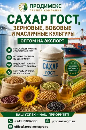Сахар ГОСТ, зерновые, бобовые и масличные культуры оптом в Беларуси, фотография 1