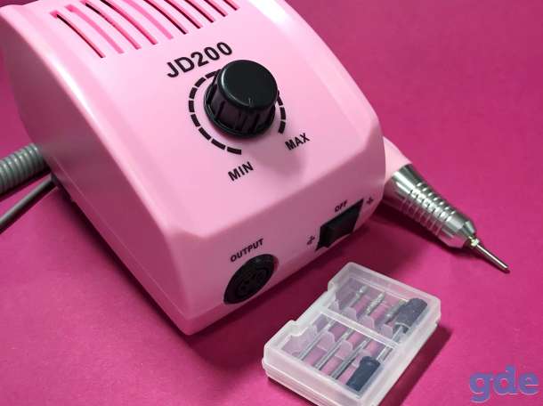 Машинка для коррекции JSDA jd-200 35W (30,000 об.) розовая, фотография 1