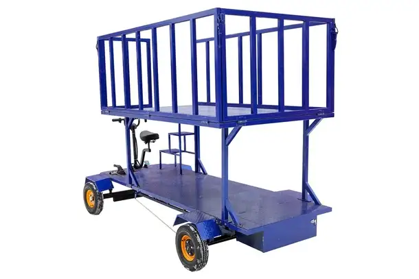Платформенная тележка электрическая rutrike палисад ярус, фотография 7