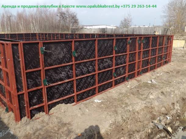 Опалубка мелкощитовая в аренду (напрокат) Аренда по Бресту и району.  Продажа опалубки., фотография 2