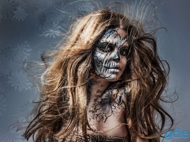 Аквагрим на Halloween, фотография 1
