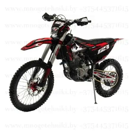 Мотоцикл кросс motoland xt 250 st 21/18 (172fmm-4v) красный, фотография 1
