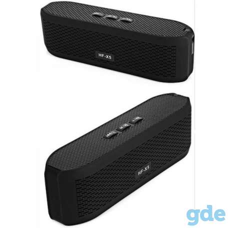 Портативная Bluetooth колонка HF-X5 черная, фотография 1