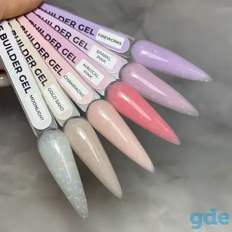Гель Oh My Angel Brocade Builder Gel - Fireworks, 15 мл, фотография 2