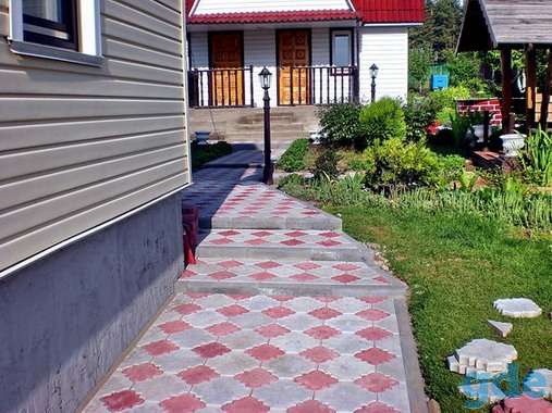 Укладка тротуарной плитки, фотография 4
