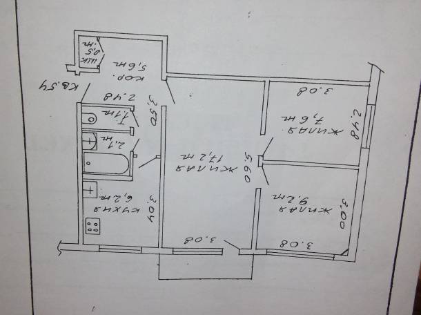 Продам 3-ком. квартиру 49,5 м2, Ландера 16, фотография 1
